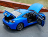 Original AUTOart 1:18 Alloy die casting model Subaru BRZ GT86 Gift collection model with small gift