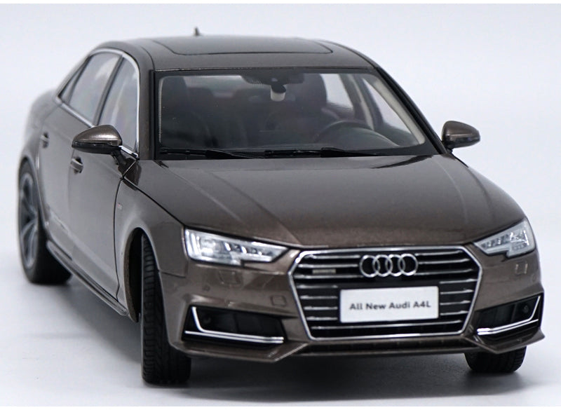 Original Authorized Authentic 1:18 Audi A4L 2017 Diecast Model Alloy Toy Car Miniature for christmas/Birthday gift, collection