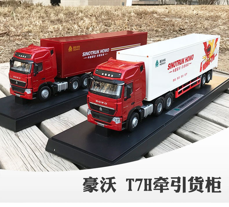 Original Authorized Authentic 1:36 Heavy Truck Howo T7h Truck With Con ...