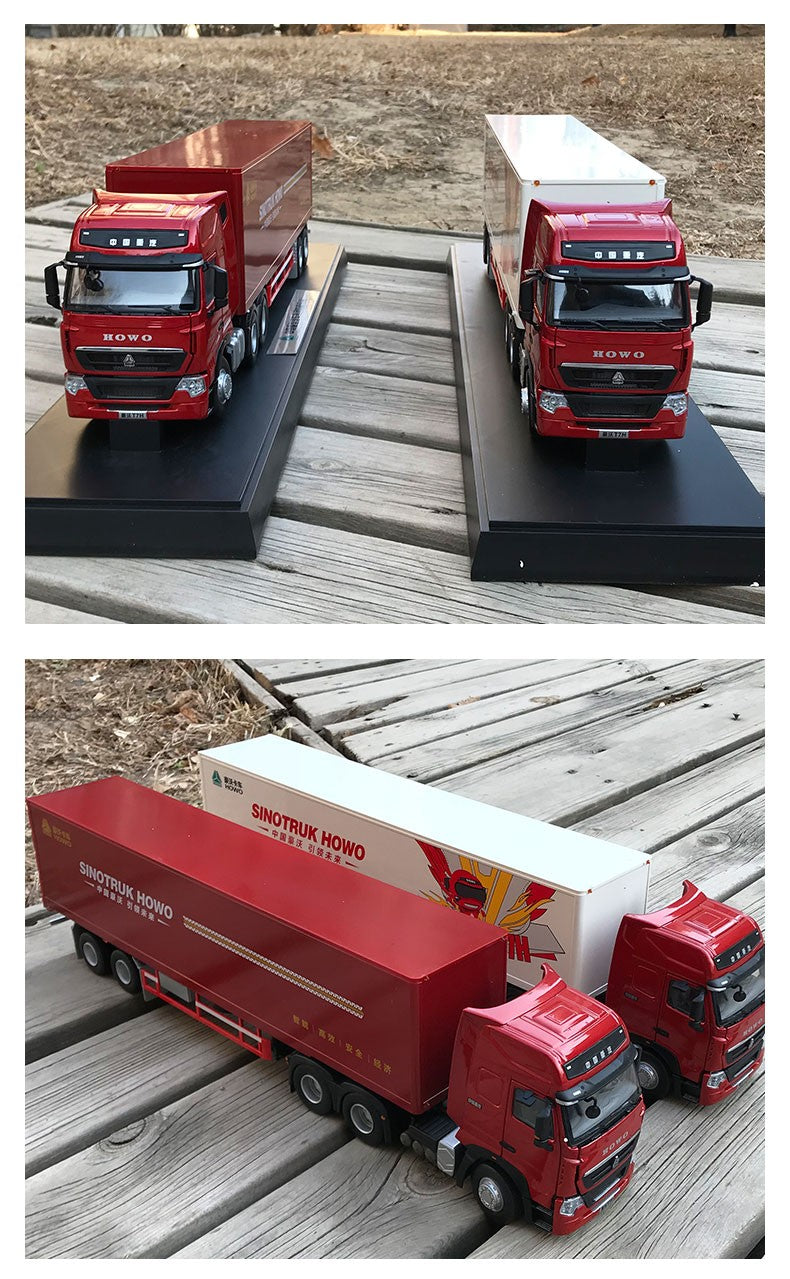 Original Authorized Authentic 1:36 Heavy Truck Howo T7h Truck With Con ...