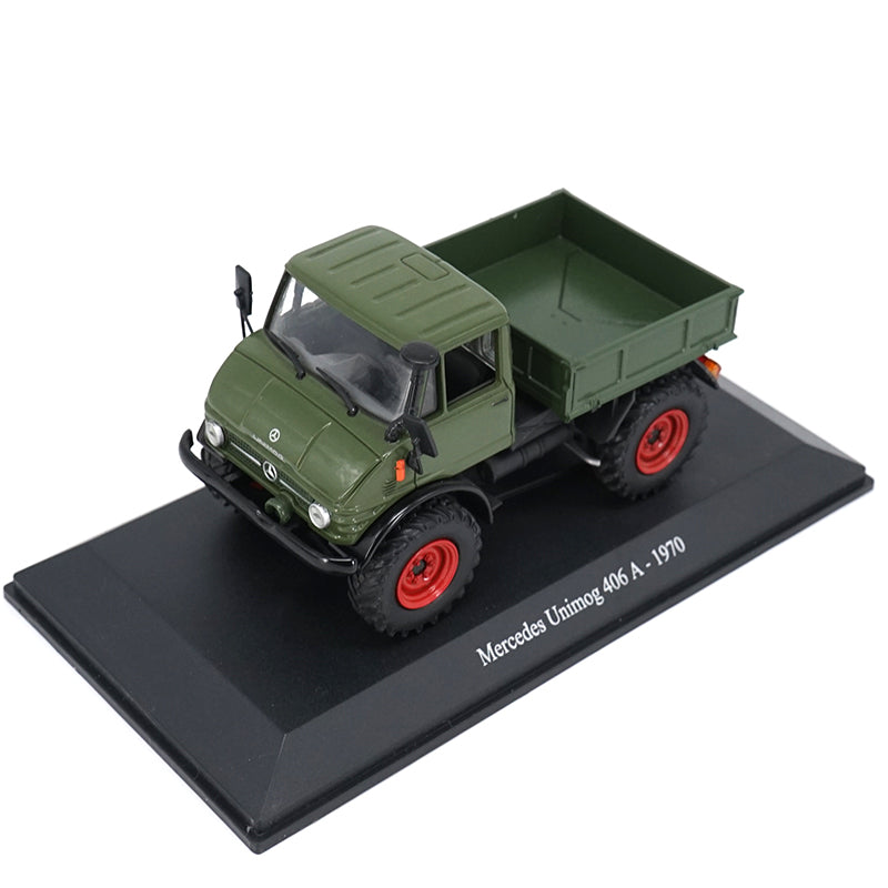Original Authorized Authentic 1/43 Alloy Unimog 406A 1970 Truck Lorry Model Cars Toy Die Cast Collection Vehicle Model Car Toys for Christmas gift,collection
