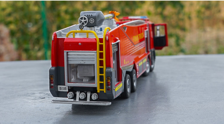 Original Authorized Authentic 1:50 Benz ACTROS Jieda Foam City Fire Truck City Rescue Vehicles Diecast Toy Model for Christmas gift,collection