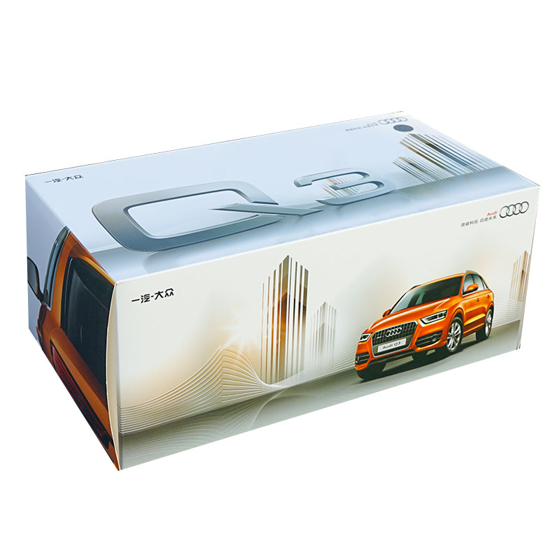 Original factory 1:18 Audi Q3 SUV alloy car model classic toy models for Birthday/christmas gifts, collection