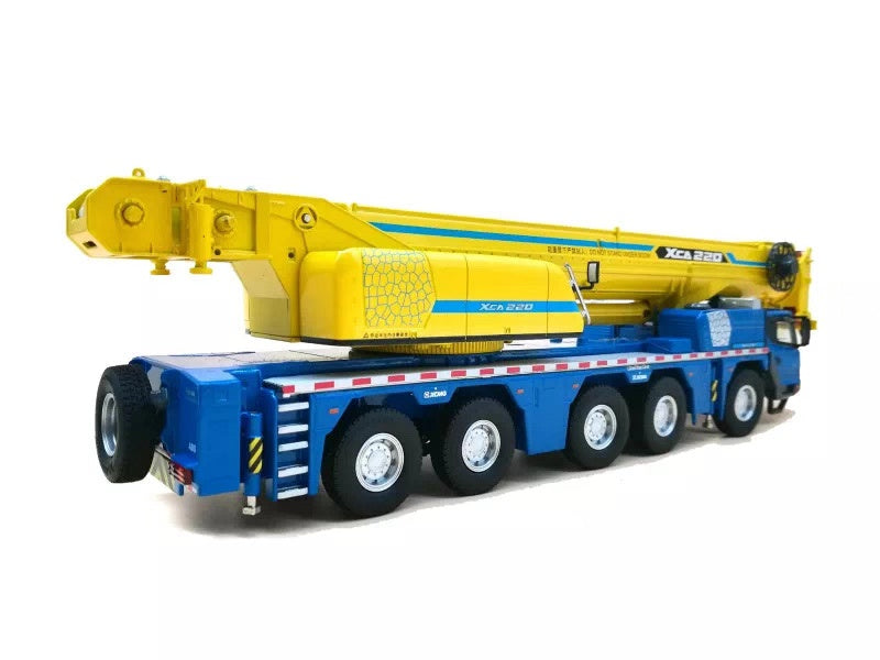 Original factory 2019 new 1:50 XCMG XCA220 truck crane models, Diecast construction engineering model for gift