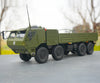 Original factory diecast 1:24 Shanqi Delong SX2306 off-road Army truck transport vehicle model, diecast military truck model for gift