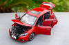 Original manufacturer 1:18 Dongfeng Nissan ,NISSAN TITDA 2016 diecast car model with small gift