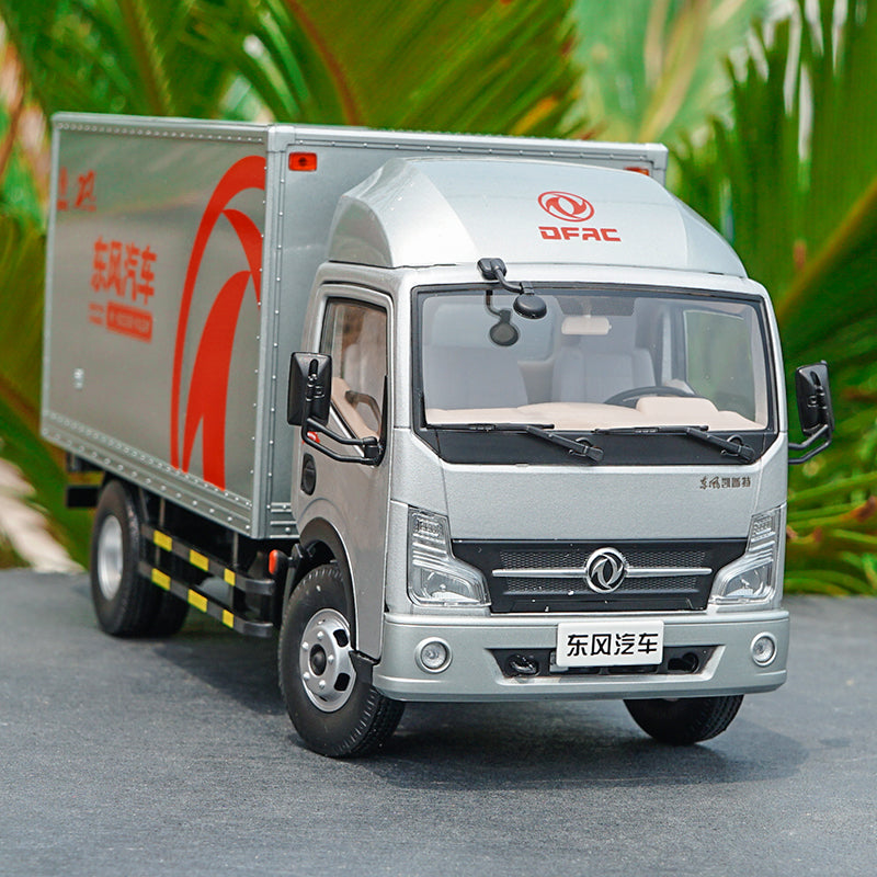 Original metal 1/24 DFAC captain container truck model, zinc alloy light truck model for collection