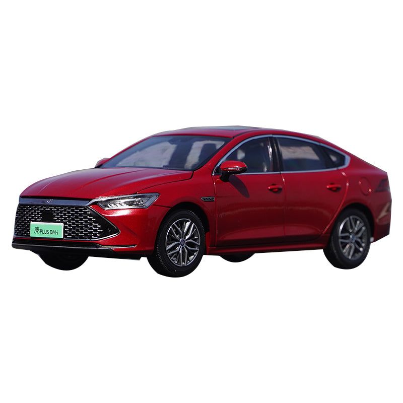 Original factory 1:18 BYD Qin Pro DM-i BYD 2022 diecast alloy car model for collection