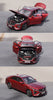 Original factory 1:18 SAIC Cadillac CT4 red diecast car model for gift, toys