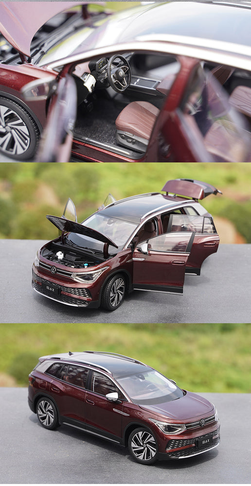 Original factory 1:18 SAIC VW ID.6X ID6X Diecast SUV car model for gift, toys