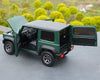 High quality classic authentic 1:18 LCD Suzuki Jimny Suzuki diecast scale OFF-road Blue/Green car miniature model for gift,collection