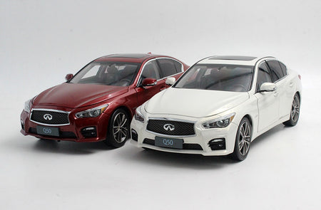 Original Authorized Authentic 1:18 Infiniti Q50S classic toy car model for christmas/Birthday gift, collection