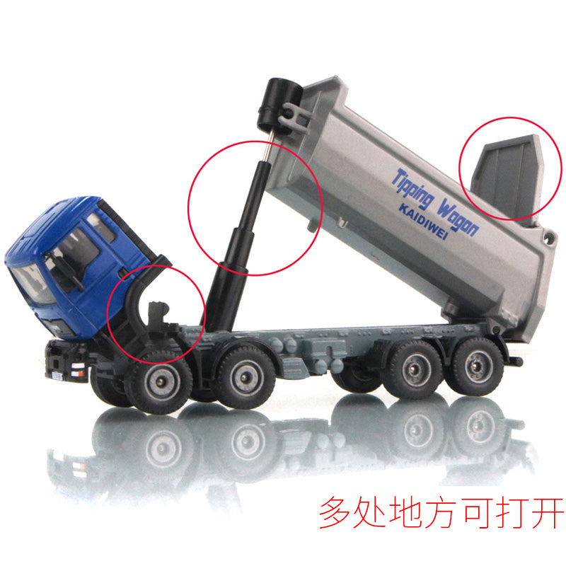 1:50 hot sale diecast toy dump truck models