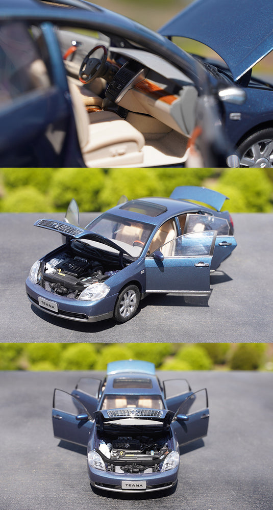 Original factory 1:18 Dongfeng Nissan 1st First Gerneration TEANA Diecast alloy car model for gift, collection