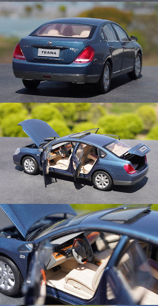 Original factory 1:18 Dongfeng Nissan 1st First Gerneration TEANA Diecast alloy car model for gift, collection