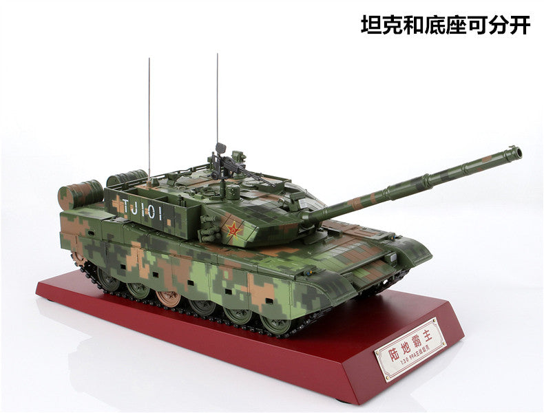 Original Factory 1:30 Diecast 99A China Main Battale Armored Metal Tank Model Alloy Simulation 99 Crawler Type Veterans Ta…