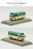 Original factory 1:76 TOYOTA COASTER Mini HK Diecast BUS Model alloy Hongkong mini bus miniature for gift