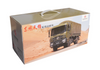 Original factory 1:24 Dongfeng Tianjin diecast military truck vehicle 4*4 model alloy off-road vehicle soldier truck model for gift