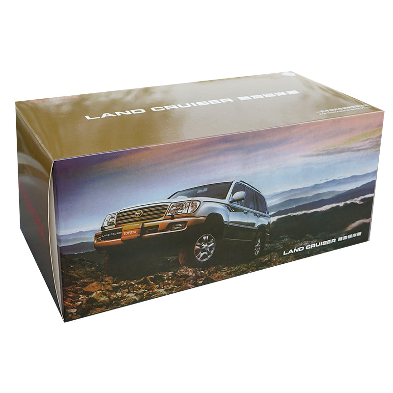 Original factory 1:18 FAW Toyota Cruiser LAND Cruiser LC100 alloy simulation car model for gift
