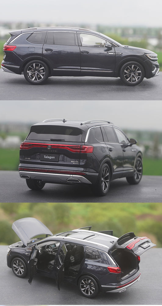 Original factory 1:18 FAW VW TALAGON 2021 diecast SUV alloy simulation car model for gift, collection