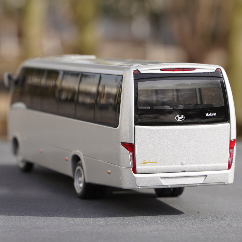 Original factory 1:43 Marcopolo Volare Light Bus Model – Collectible Alloy Minibus for collection, gifts