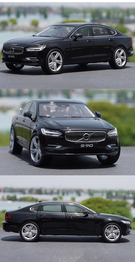 Original factory 1:18 Volvo S90 diecast luxury car model for gift, toys