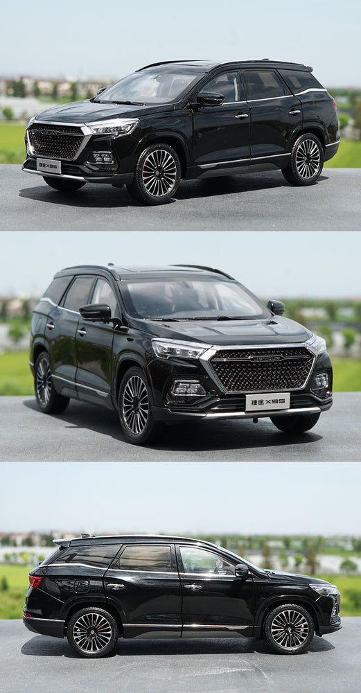 Original factory authentic 1:18 Chery JETOUR X95 diecast high simulation alloy SUV car model