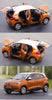 Original factory 1:18 Zedriv GC1 Purple/orange New energy Pure electric diecast simulation car model for gift, toys