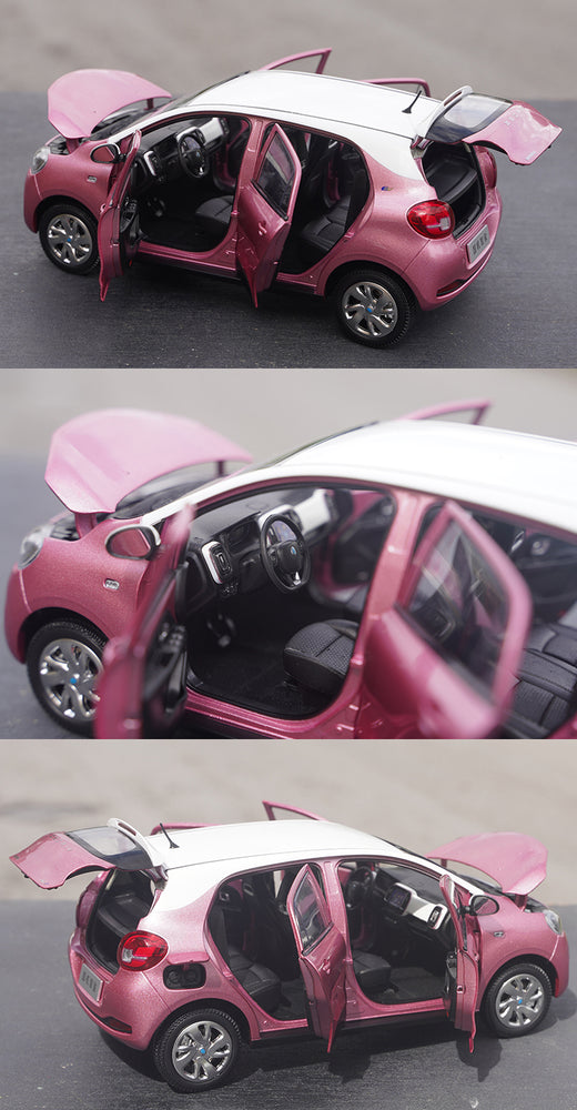 Original factory 1:18 Zedriv GC1 Purple/orange New energy Pure electric diecast simulation car model for gift, toys