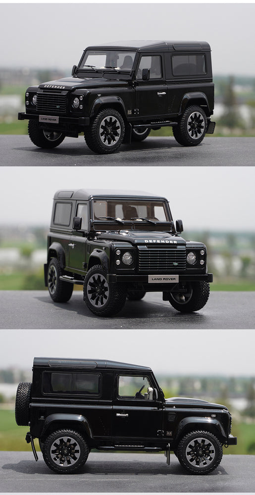 1:18 LCD Land Rover Defender 90 Works V8 70th Edition diecast alloy toy scale car model for gift, collection