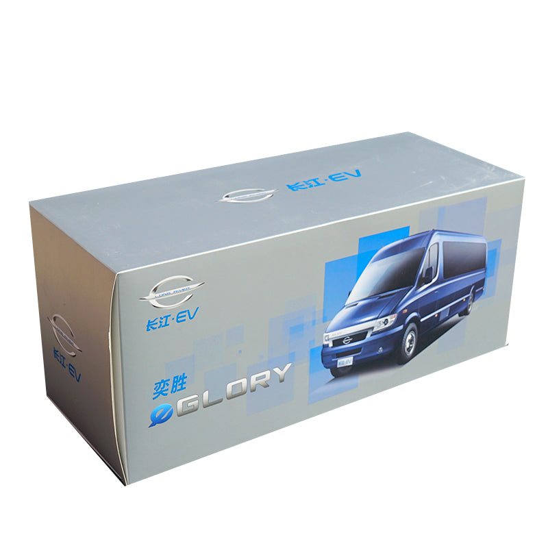 diecast 1:24 Changjiang EV Yisheng pure electric business bus model
