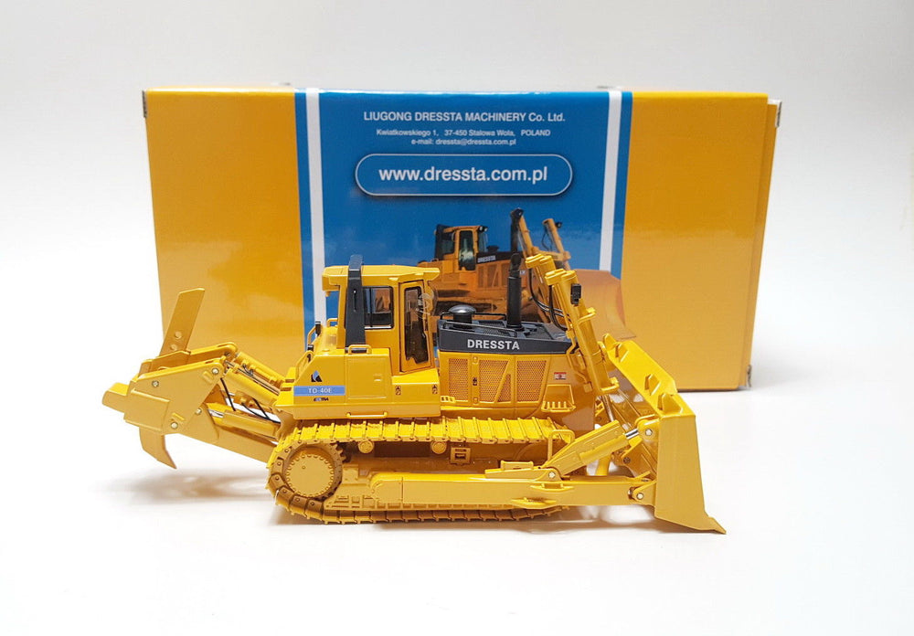 Original Authorized Authentic 1:50 Dressta TD-40E diecast bulldozer scale model Engineering Machinery Bulldozer toy metal Model for Christmas gift,collection