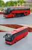 Original factory 1:42 Yutong bus Diecast ZK6122H Baic Group Luxury turist alloy bus model for gift, collection