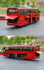Original factory 1:42 Yutong bus Diecast ZK6122H Baic Group Luxury turist alloy bus model for gift, collection