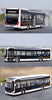 Original factory 1:42 zto Diecast bus model LCK6126EVGRA1 alloy pure electric 12m city bus model for gift